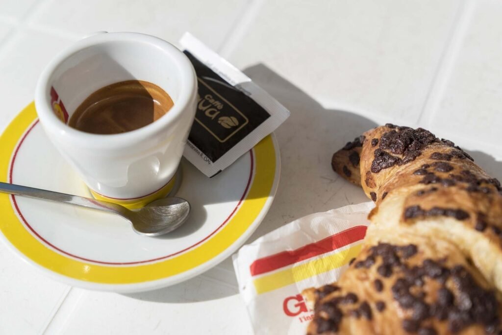 Breakfast in Sorrento, Italy